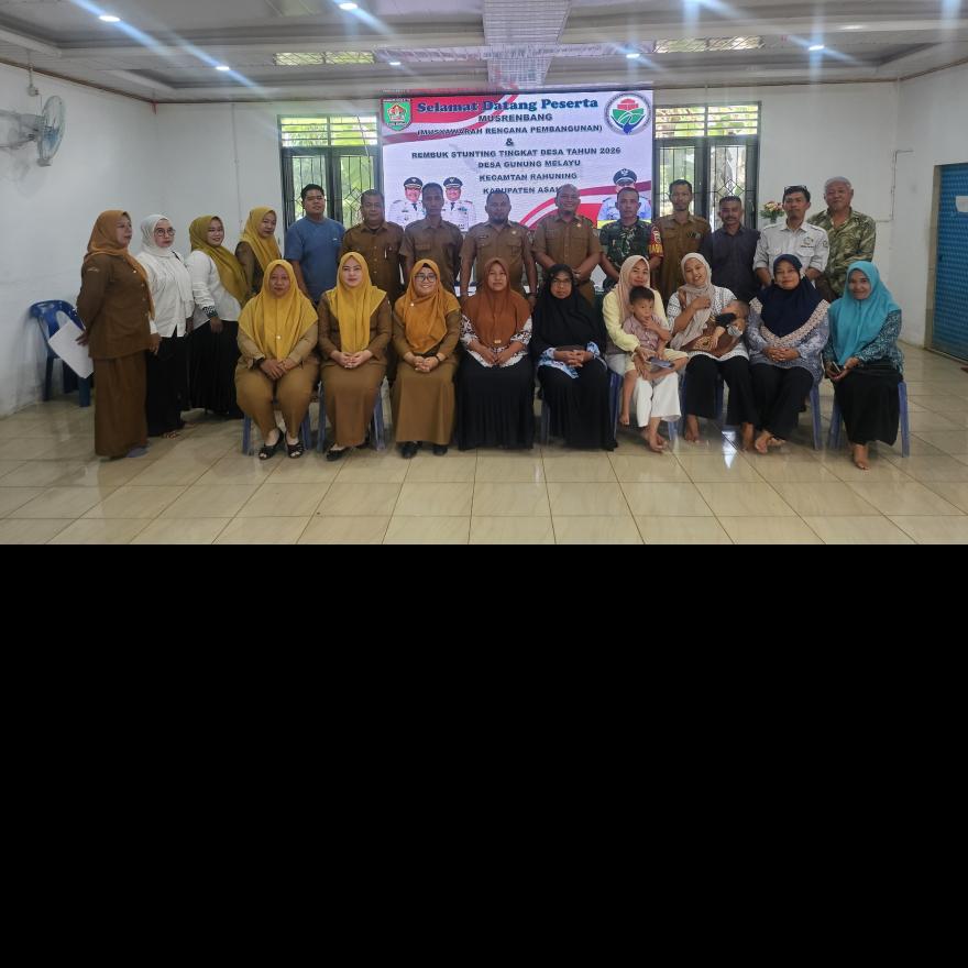 Musrenbang dan Rembuk Stunting Desa Gunung Melayu Tahun 2026 Digelar